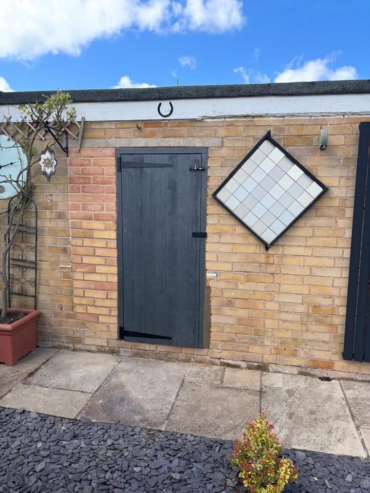 Custom-built garden gate